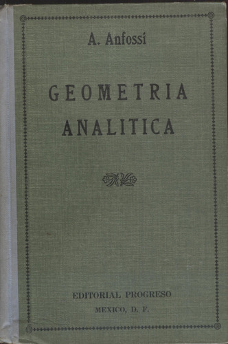 Curso De Geometría Analítica (contemporáneos)