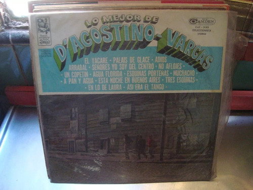 Vinilo Lo Mejor De D´agostino Vargas Tango Lp Disco C6