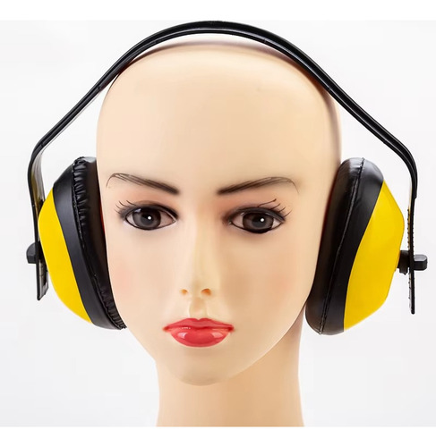 Abafador De Ruídos Com Conforto Acústico Para Uso Diário Cor Amarelo