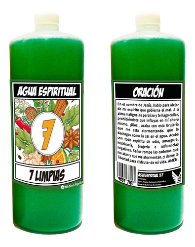 Agua Espiritual 7 Limpias