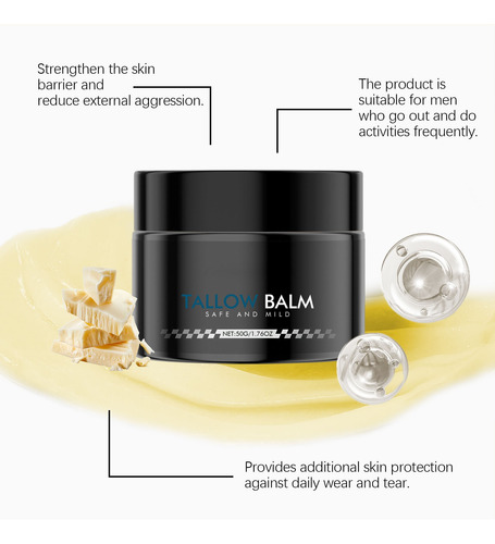 Crema Facial Antiarrugas H Para Hombre, Piel Firme, Hidrata
