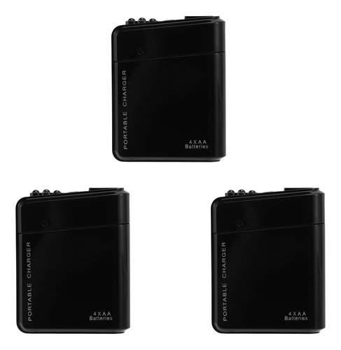 Cargador De Energía De Emergencia Portátil Usb De 3 Pilas Aa