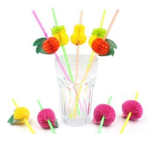 Sorbetes Decorados Para Cócteles O Bebidas ( Pack 50 Unid )