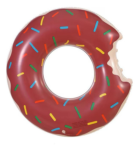 Anillo De Natación Grueso Diámetro Exterior 66cm Café
