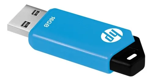 Memoria USB HP v150w 16GB 2.0 celeste y negro