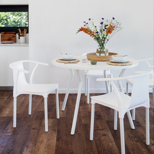 Imagen 4 de 6 de Mesa De Comedor Magnolia 110 Diámetro Rossi