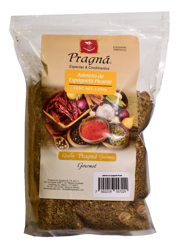 Aderezo Espaguetti Picante  Pragna   1350gr  Inst