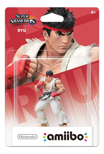 Super Smash Bros Ryu Amiibo Sellado