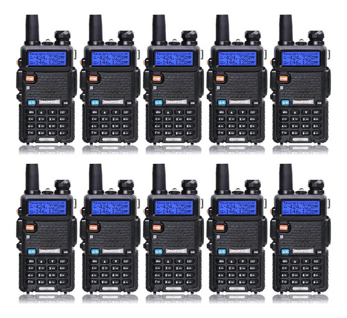 Baofeng Uv-5r - Radio Bidireccional De Doble Banda (10 Unid.