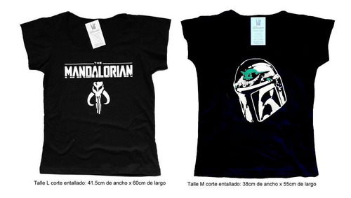 Remera The Mandalorian Baby Yoda Estampa Vinilo Navidad