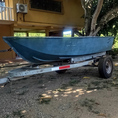 Trailer Y Lancha De Aluminio 12 Pies (Usado)