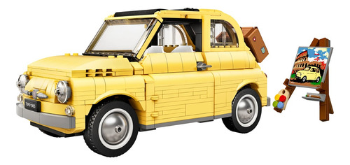 Exhibidor De Acrílico Para Fiat 500 Lego #10271