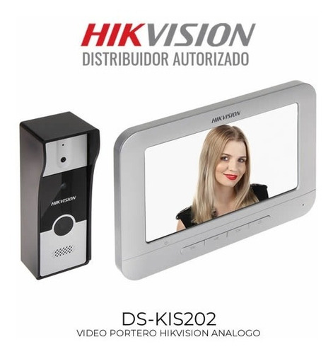 Kit Videoportero Con Pantalla Lcd A Color De 7   Ds-kis202 