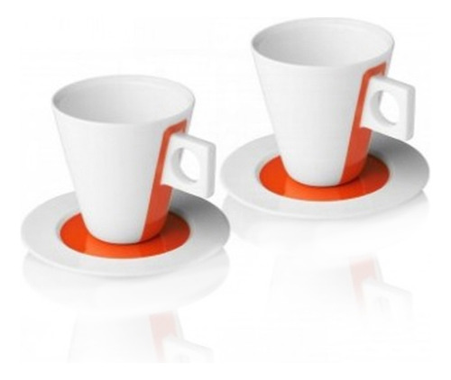 2 Tazas Taza Porcelana Cafe Lungo Nescafe Dolce Gusto Fama