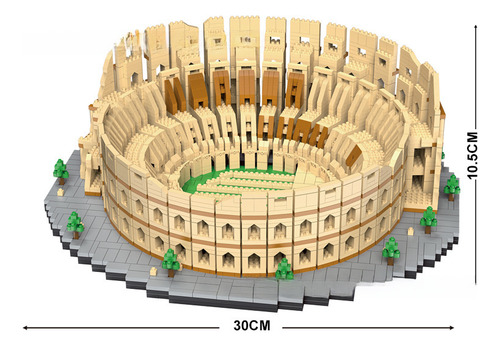 8894 Mini Coliseo Coliseo Set De Construcción Diamante