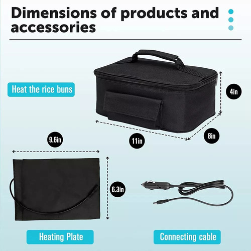 Y1m Mini Lonchera Portátil Con Calentador De Alimentos