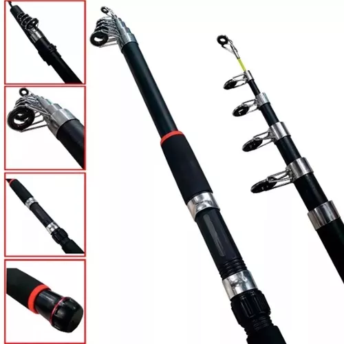 Caña 2.40 Mts Telescópica Red Fish Pejerrey Variada Oferta