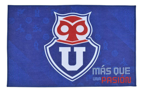 Universidad De Chile  Alfombras Bajadas  De Cama 56x90 Chunc