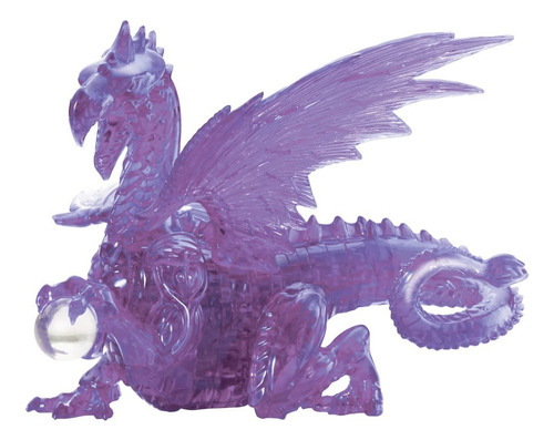 Puzzle De Cristal 3d Bepuzzled Dragon Deluxe Original 12+