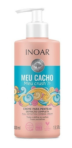 Crema De Peinar Meu Cacho Inoar Rizado Crespo 400 Ml