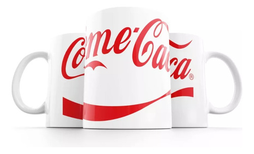 Taza Come Caca - Coca Cola - Cerámica