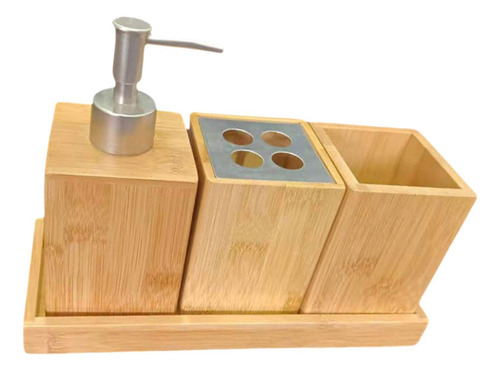 . Juego De 4 Accesorios De Baño, Soporte Para Cepillo De