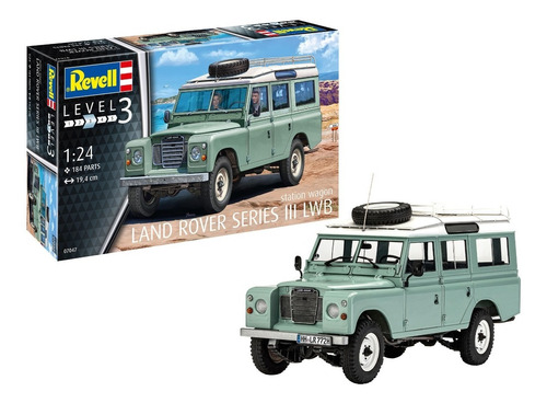 Land Rover Series 3 Lwb By Revell Germany # 7047   1/24