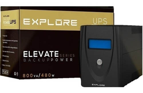 Ups Regulador Elevate Explore Xe800 Lcd 800va 4 Tomas Acme