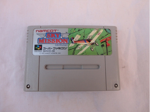 Sky Mission - Jogo Original Japonês Super Famicom - Leia