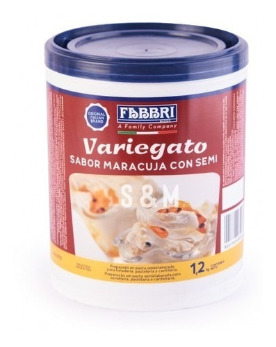 Salsa Variegato Maracuyá Con Semillas 1,2 Kg Fabbri®