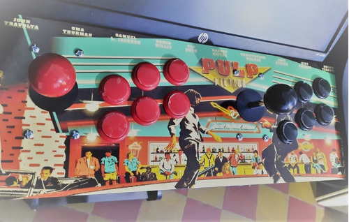 Imagen 4 de 6 de Multijuego Arcade Retro Hyperspin 2 Jugadores Pulp Fiction