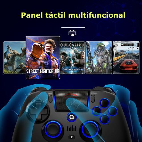 Control Inalámbrico Joystick Qrd Para Ps5 Ps4 Ios Android Pc