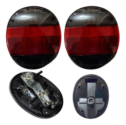 Vocho 74-04 Par De Calaveras Completas Con Focos Y Socket