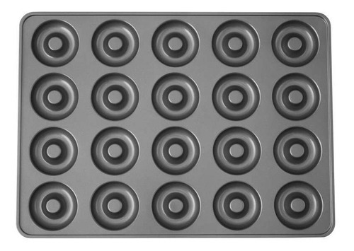 Mega Bandeja Para Donas Antiadherente 20cav Wilton 2105-1808 Color Gris Gris