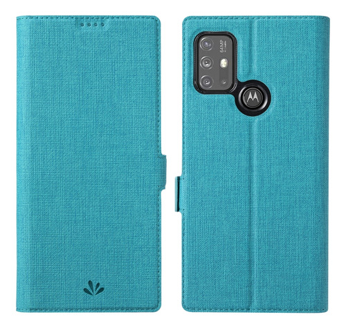 Funda Azul Vili K Series Para Motorola Moto G30/g10