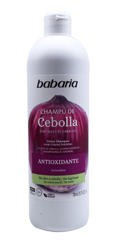 Shampoo De Cebolla Antioxidante Crecimiento Sin Parabenos