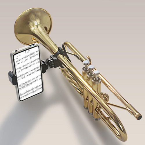 Teléfono De Trompeta Lyre Monta Segura Soporte De Teléfono