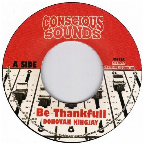 Donovan Kingjay / Centry - Be Thankfull / Be Thankfull (dub)