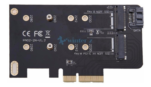 Durable M Key M.2 Ngff Ssd To Pci-e X4 Slot Adapter Converte