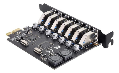 Placa Pci-e X1 A Usb3.0 Pci Express A 7 Puertos Usb3.0 5gb/s