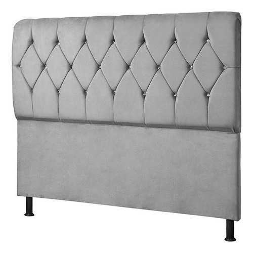 Cabeceira Málaga 140 Cm Casal Cinza Dbwt
