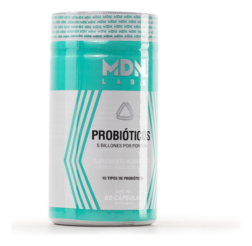 Probióticos MDN Labs 60 Cápsulas 15 Cepas Sin Sabor