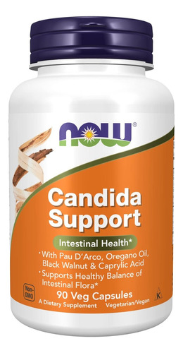 Candida Support Now 90 Capsulas Impotado Eeuu