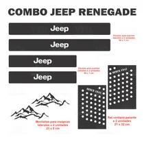 Comprar Calcos Jeep Renegade Combo Tuning Parante Montañas Zocalos