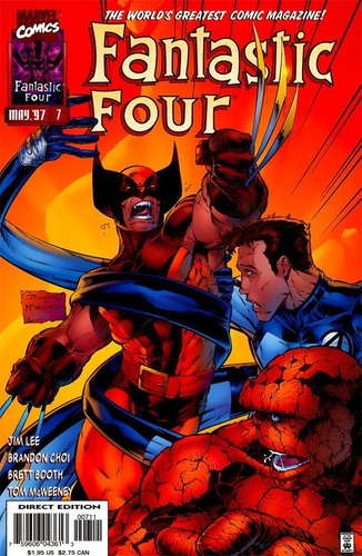 Fantastic Four 7 Quarteto Fantástico Importada Wolverine