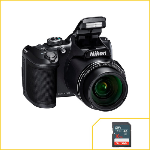 Câmera Nikon Coolpix B500 - Temos Loja