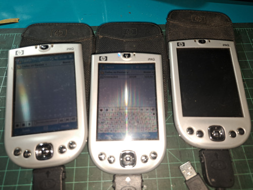 3 Ipaq Rx1950 Com Cabo (2 Funcionando) (Usado)
