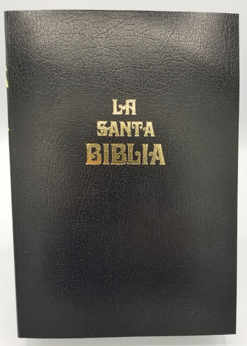 Imagen 1 de 10 de Biblia Antigua Version Valera 1602 Rustica Negro Letra Grand