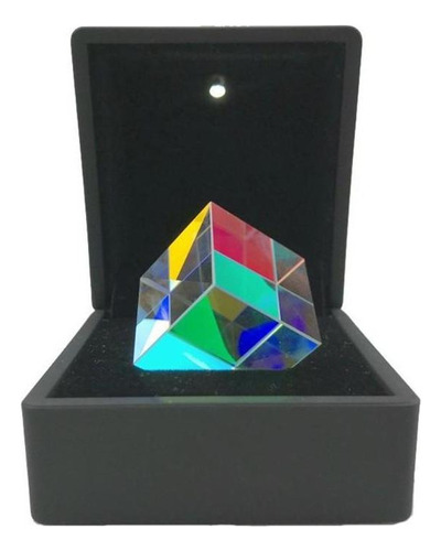 Cubo De Luz De Seis Lados Con Prisma De Color Caja De Luz
