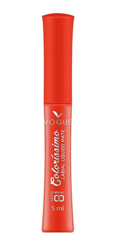 Imagen 1 de 1 de Labial Liquido Larga Duracion Colorissimo Maquillaje Vogue